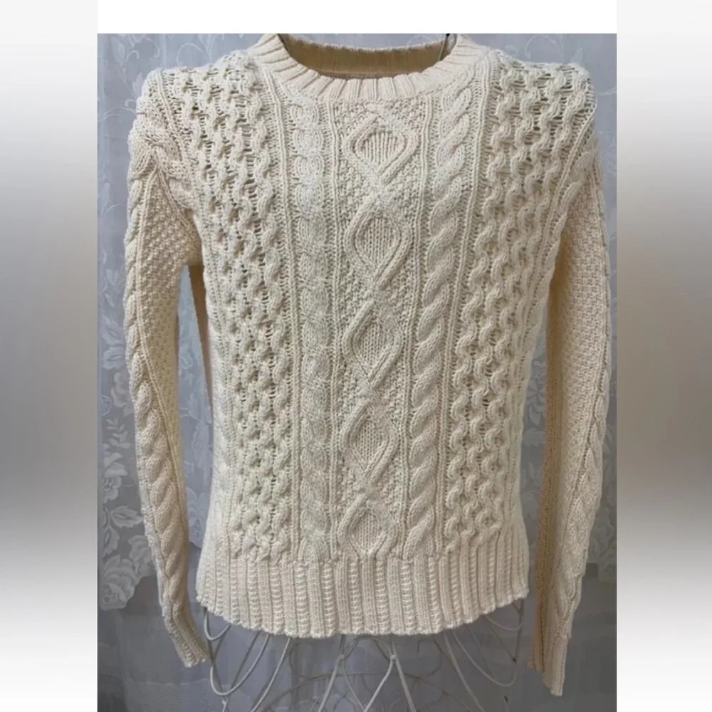 Polo Ralph Lauren Cable Knit Pullover Classic Sweater Size XS Round Neck
Ivory - Picture 7 of 15